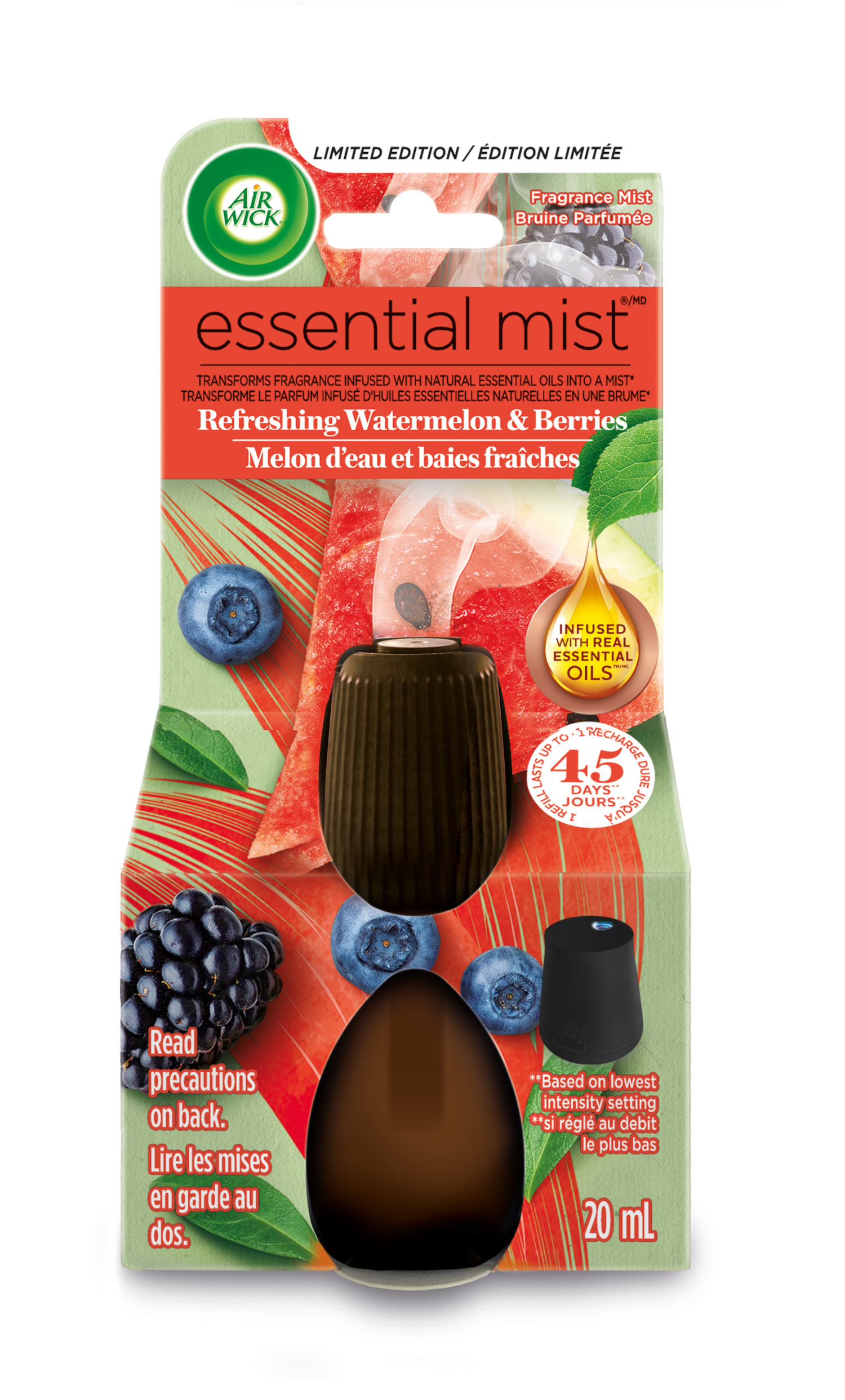 AIR WICK Essential Mist  Refreshing Watermelon  Berries Canada